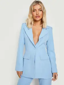Boohoo Plunge Fitted Tailored Blazer