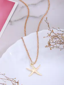 VIRAASI Gold-Plated Starfish Necklace