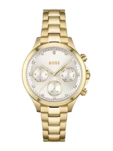 BOSS Women Dial & Stainless Steel Bracelet Style Straps Analogue Watch