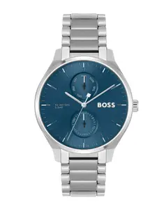 BOSS Tyler Men Brass Dial & Stainless Steel Bracelet Style Straps Analogue Watch 1514106