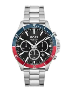 BOSS Troper Men Stainless Steel Bracelet Style Straps Analogue Chronograph Watch 1514108