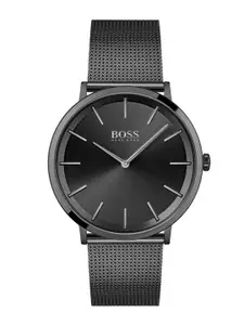 BOSS Men Dial & Stainless Steel Bracelet Style Straps Analogue Watch 1513826