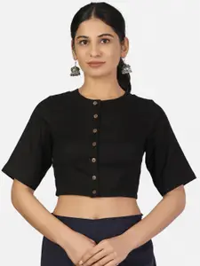 Llajja Women Pure Cotton Readymade Saree Blouse