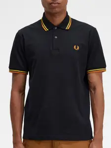 Fred Perry Polo Collar Pure Cotton Casual T-shirt