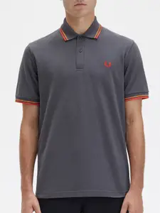 Fred Perry Polo Collar Pure Cotton Casual T-shirt