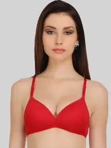 SELFCARE Medium Coverage Seamless Pure Cotton T-shirt Bra With All Day Comfort