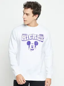 Wear Your Mind Mickey Mouse Printed Pullover Sweatshirt