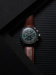 ZEPPELIN Men Leather Straps Analogue Watch 76144