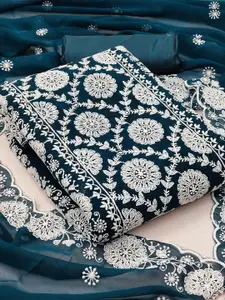 MANVAA Embroidered Unstitched Dress Material