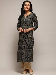 Biba Ethnic Motifs Printed Kurta