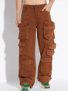 FUGAZEE Men Relaxed Fit Mid-Rise Mildly Distressed Non Stretchable Jeans