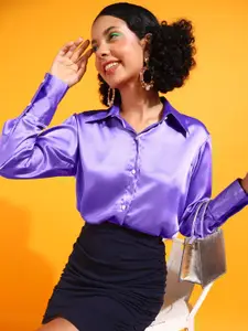 Popwings Relaxed Opaque Casual Shirt