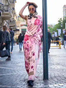 Mitera Floral Printed Saree