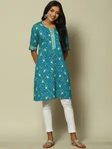Rangriti Conversational Printed Straight Kurta