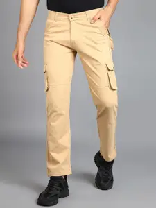 Urbano Fashion Men Mid-Rise Cargos Trousers