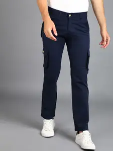 Urbano Fashion Men Mid-Rise Cargos Trousers