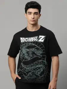 Free Authority Dragon Ball Z Printed Oversized Fit T-shirt