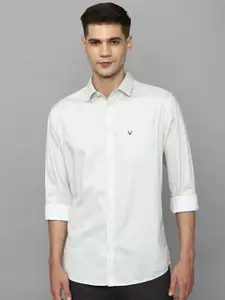 Allen Solly Micro Ditsy Printed Spread Collar Pure Cotton Casual Shirt