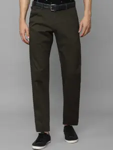 Allen Solly Men Textured Tailored Slim Fit Trousers