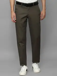 Louis Philippe Men Slim Fit Mid-Rise Trousers