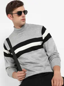 Campus Sutra Turtle Neck Woollen Pullover