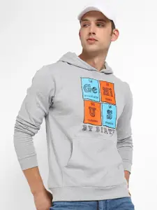 Campus Sutra Graphic Printed Cotton Sweatshirt