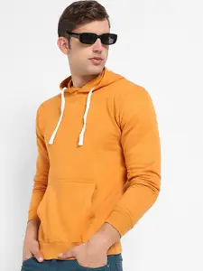 Campus Sutra Hooded Cotton Pullover Sweatshirt