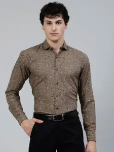 JADEBERRY Standard Floral Printed Cotton Formal Shirt