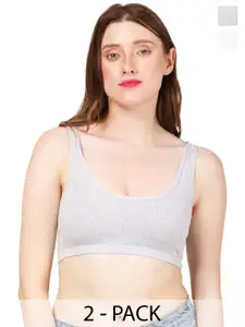 MYSHA Pack Of 2 Full Coverage Everyday Bra With All Day Comfort