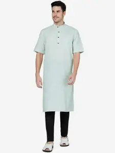 Modi Kurta Striped Mandarin Collar Kurta