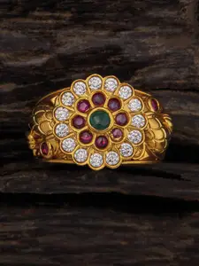 Kushal's Fashion Jewellery Gold-Plated Finger Ring