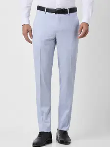 Peter England Men Slim Fit Formal Trousers