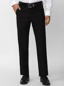 Van Heusen Men Slim Fit Mid-Rise Formal Trousers