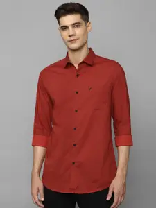Allen Solly Slim Fit Geometric Printed Cotton Casual Shirt