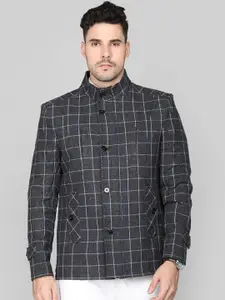 Dlanxa Checked Woolen Top Coat