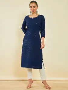 Soch Sequin Embellished Kurta