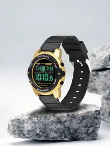 Shocknshop Men Dial & Straps Digital Multi Function Watch WCH23Black