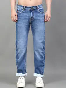 LOUIS STITCH Men Regular Fit Clean Look Mid-Rise Cotton Jeans