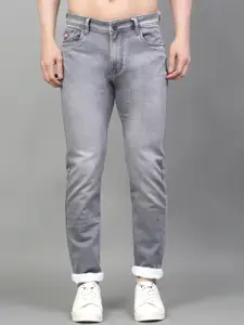 LOUIS STITCH Men Clean Look Mid-Rise Slim Fit Stretchable Jeans