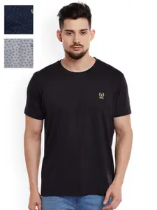 MACK JONNEY MACK Men Pack of 3 Slim-Fit T-Shirts