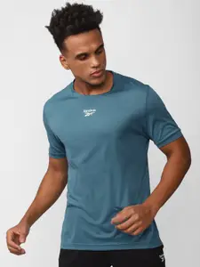 Reebok Neo Structure Speedwick Brand Logo Printed Slim Fit Sports Tshirts