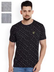 MACK JONNEY MACK Men Pack of 3 Slim-Fit T-Shirts