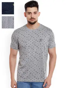 MACK JONNEY MACK Men Pack of 3 Slim-Fit T-Shirts