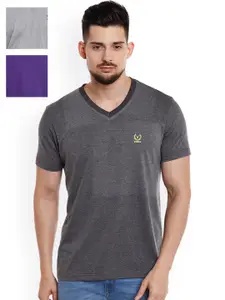 MACK JONNEY MACK Men Pack of 3 Slim-Fit T-Shirts