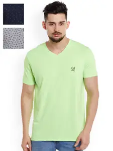 MACK JONNEY MACK Men Pack of 3 Slim-Fit T-Shirts