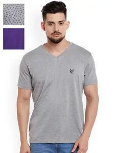 MACK JONNEY MACK Men Pack of 3 Slim-Fit T-Shirts