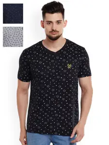 MACK JONNEY MACK Men Pack of 3 Slim-Fit T-Shirts