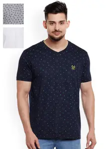 MACK JONNEY MACK Men Pack of 3 Slim-Fit T-Shirts