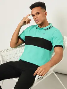 Lee Striped Polo Collar Slim Fit T-shirt