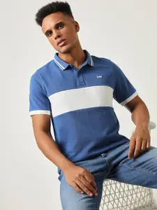 Lee Striped Polo Collar Slim Fit T-shirt